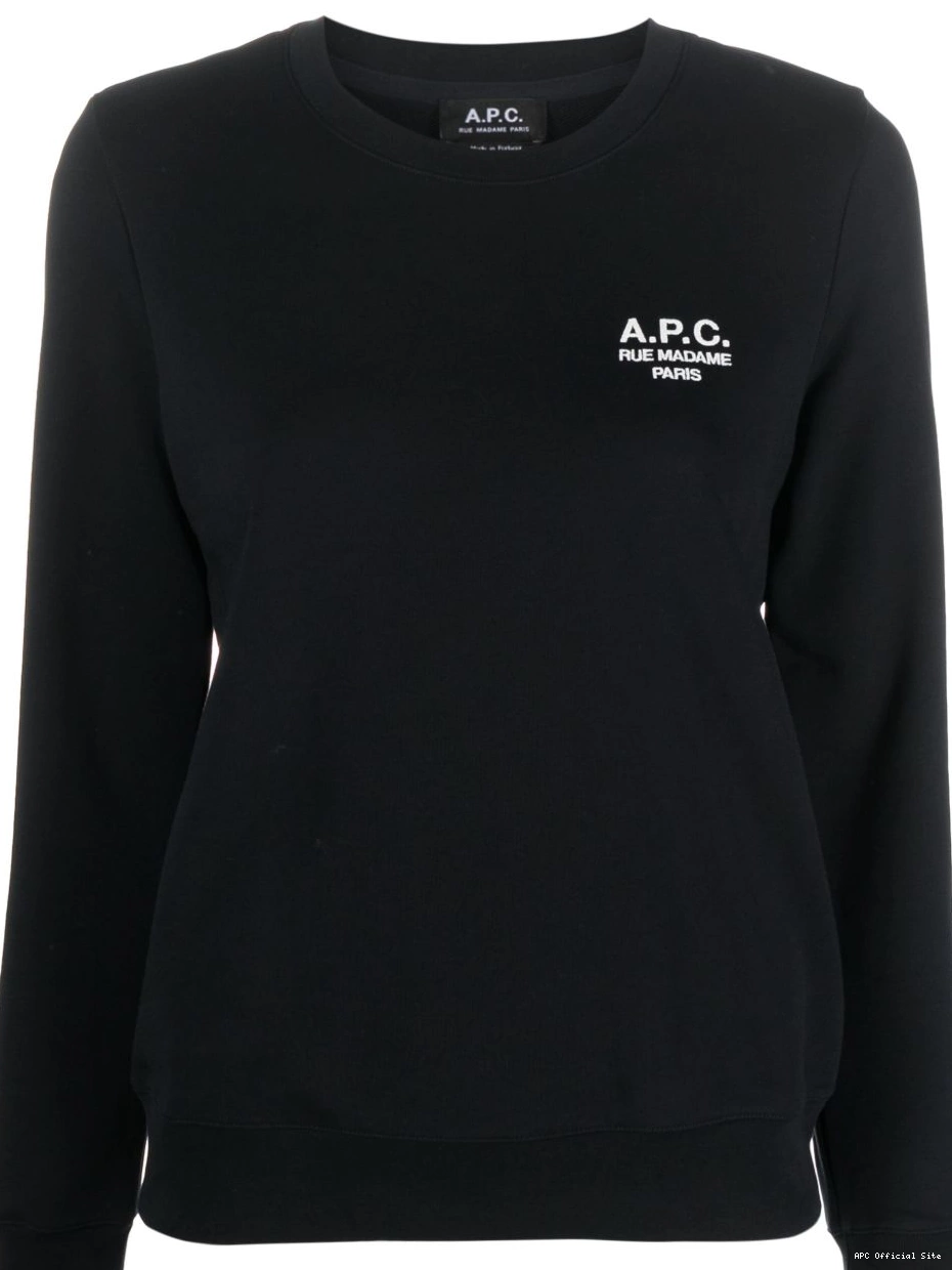 Cheap logo-embroidered A.P.C. Women sweatshirt Skye 0502